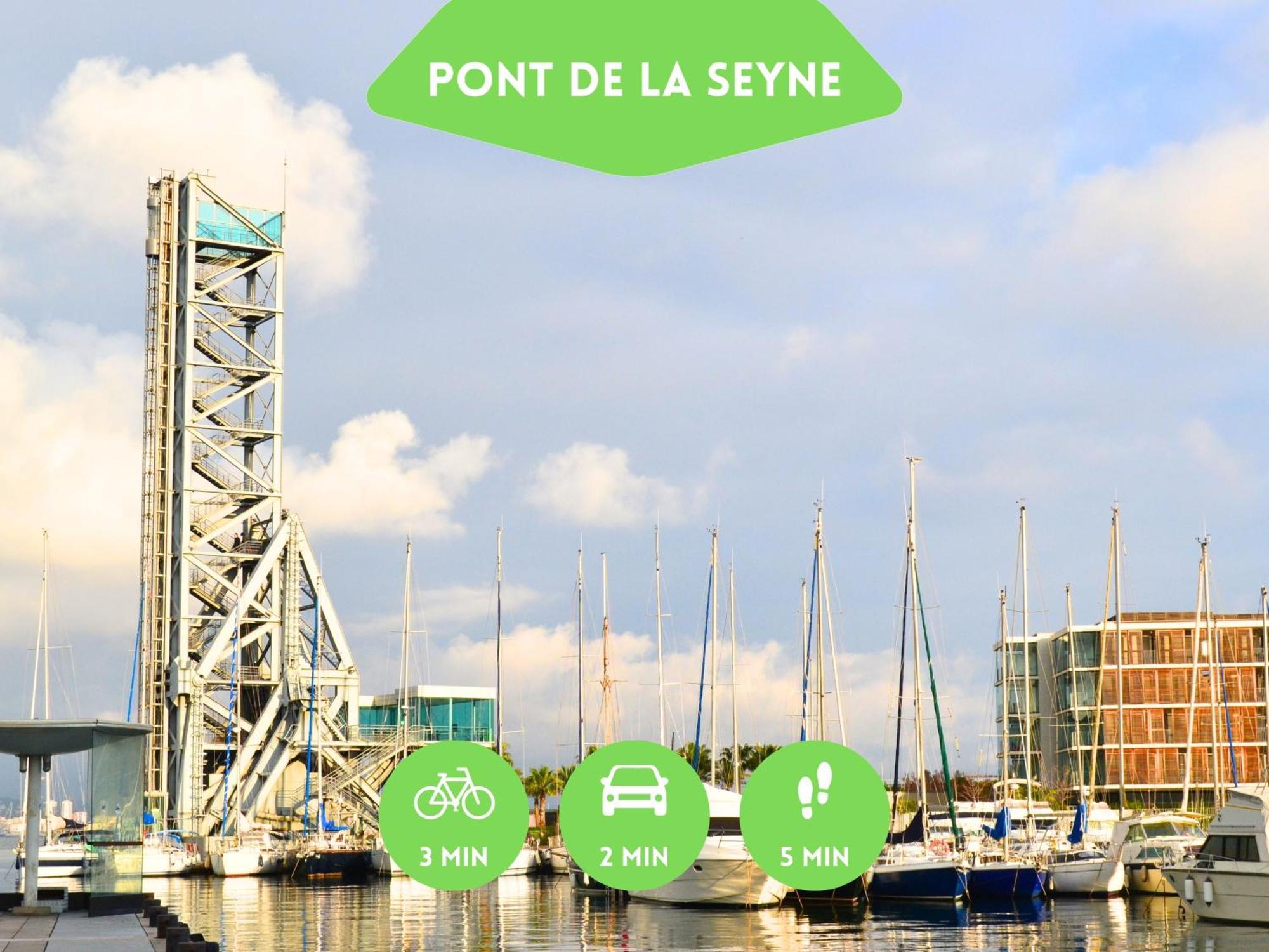 !! OFFRE !! CENTRE VILLE 2 à 6 pers TOUT CONFORT La Seyne-sur-Mer Exterior foto
